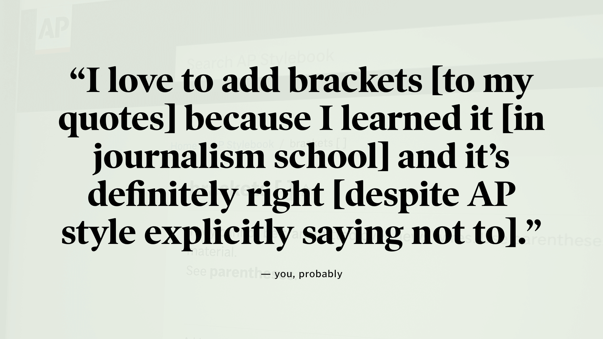 6 things you think are AP style rules that aren't actually AP style rules - Poynter
