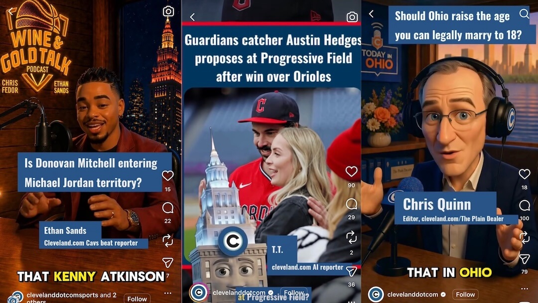 Talking buildings and Pixar-like avatars: Cleveland Plain Dealer AI videos draw criticism - Poynter