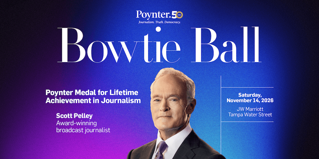 poynter.org - Adele Streissguth - Award-winning broadcast journalist Scott Pelley to receive Poynter Medal for Lifetime Achievement in Journalism - Poynter